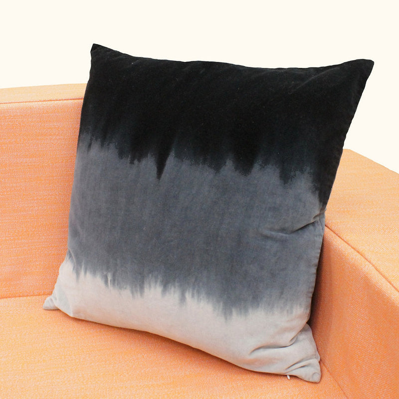 Grey & Black Ombre Pillow