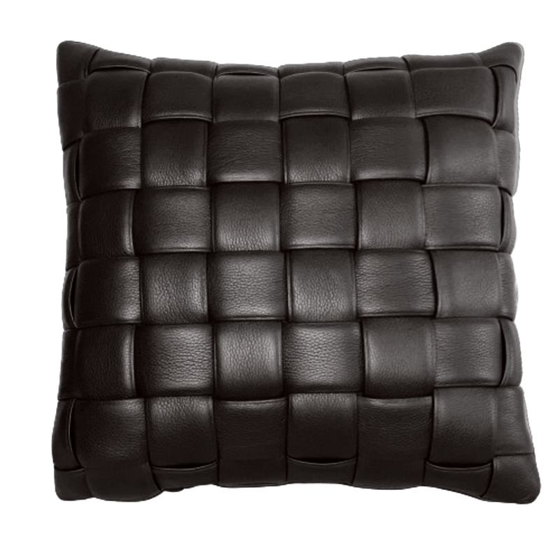 Black Woven Pillow