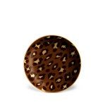 Leopard Canape Plates set of 4