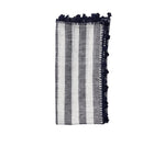 Linea Stripe Navy Linen  Napkin