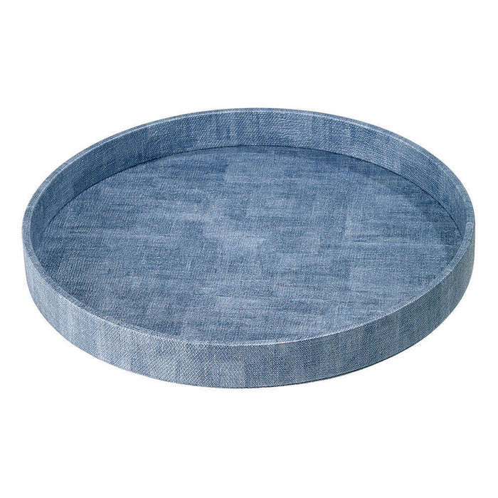 Luster Ice Blue Elliptic Placemat