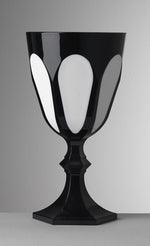 Palm Beach Wine Glass Black & White