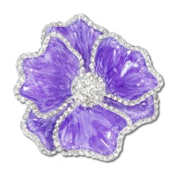 Purple Flower Napkin Ring