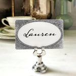 Oval Bead Placecards
