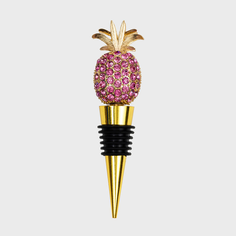 Turquoise Pineapple Wine Stopper
