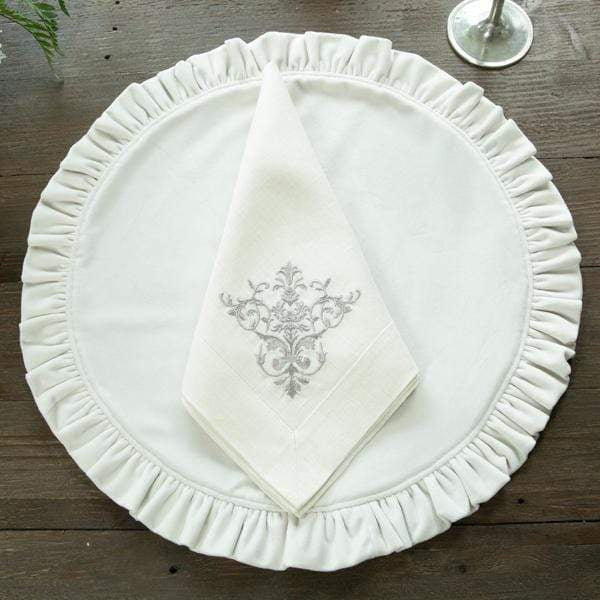 Dusty Pink Ruffle Placemat
