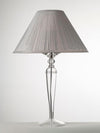 Plisse Lamp With Green Shade