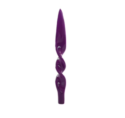 Purple Twist Lacquer Candle