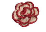 Natural & red Flower Napkin Ring