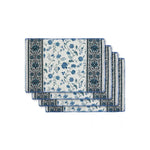 Blue Calico Print Placemat Set of 4
