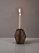 Tall Inca Wood Candle Holder