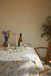 Blue Daffodil Tablecloth 59 x 137